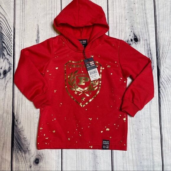 New with Tags! Phat Farm Logo Hoodie Sz 24 Months - Picture 5 of 7